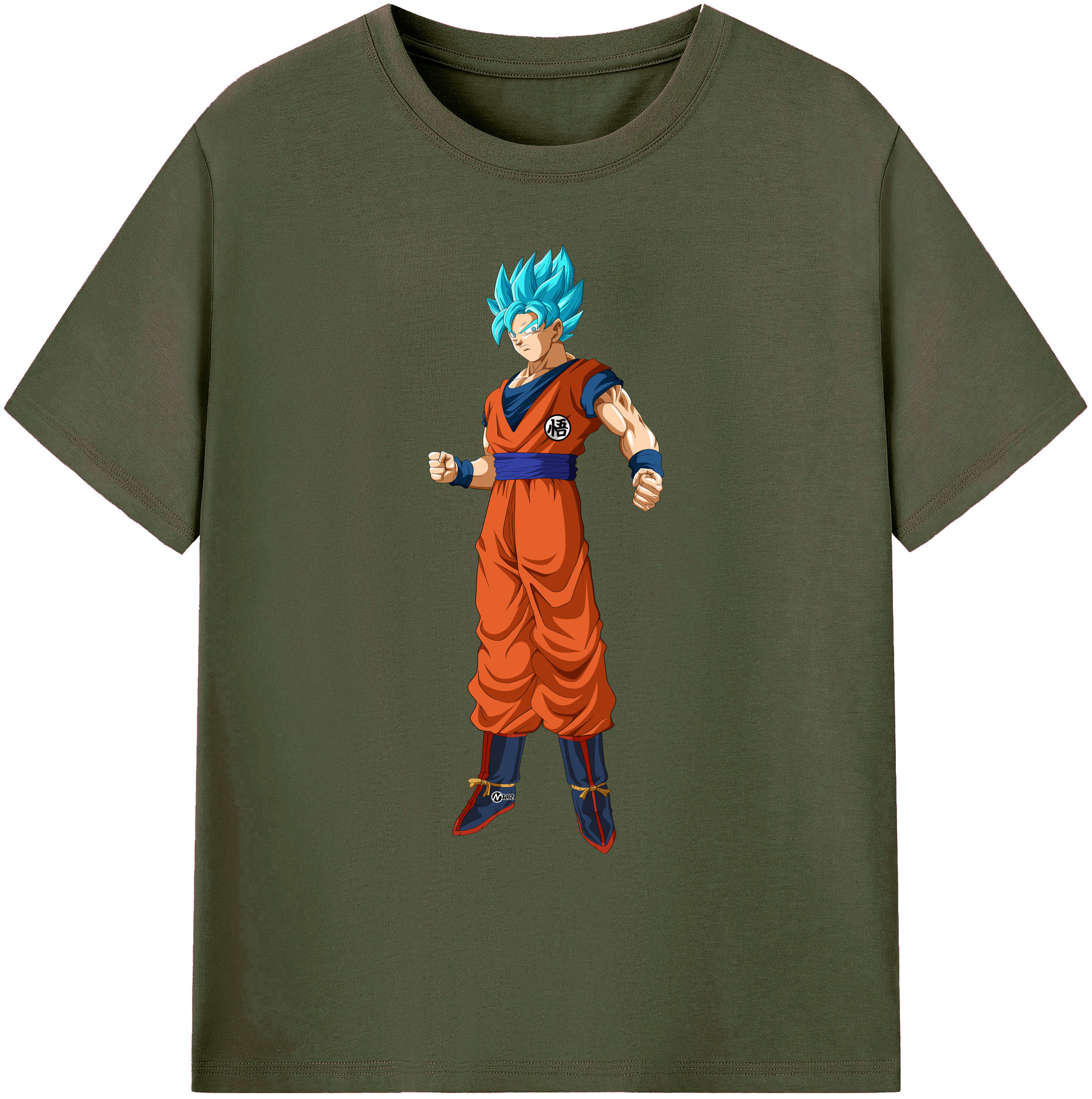 （画像用） ドラゴンボール 孫悟空（そん ごくう）Son Goku カカロット DRAGON BALL Kakarotto 綿100％ メンズ半袖Tシャツ｜肌触りやわらか＆通気性